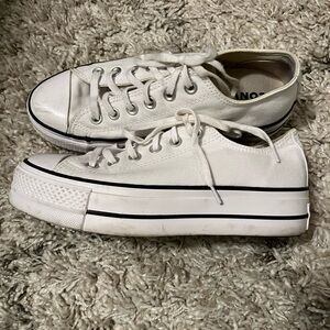 Converse All Star Classic White Canvas Shoes
